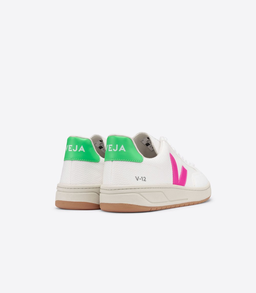 Veja Sneakers Mens - V-12 B-mesh - White - 1753HXRJE